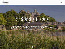 Tablet Screenshot of creperie-langevine.fr
